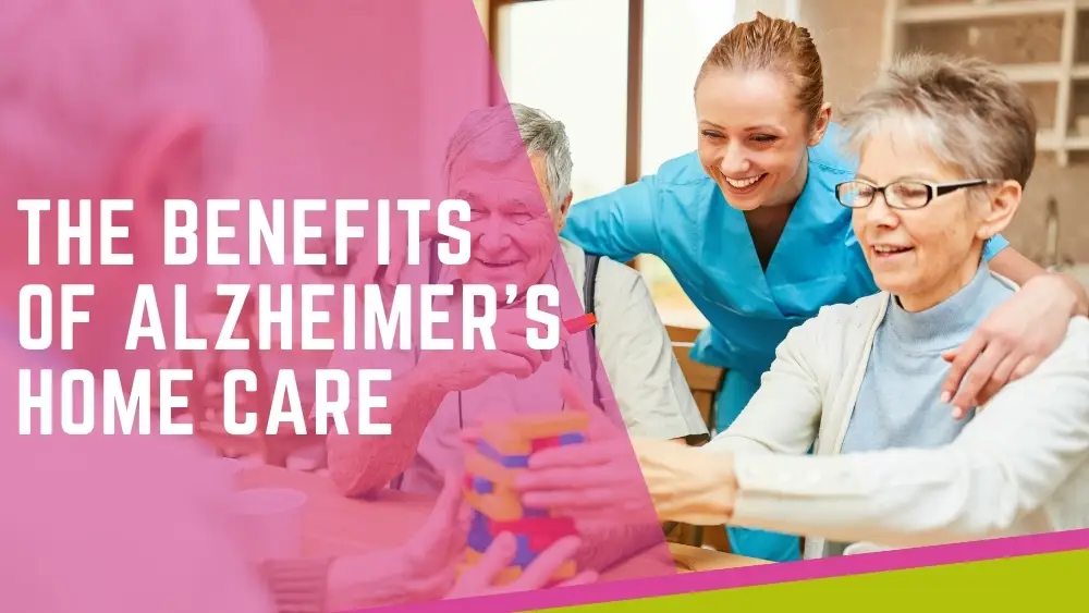 A live in care staff talking with the The Benefits of Alzheimer’s Home Care 